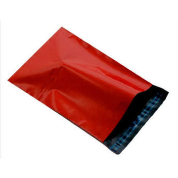 Wasserdichtes kundengebundenes rotes Plastikkleidungs- / Geschenk-Verpackungs-Beutel